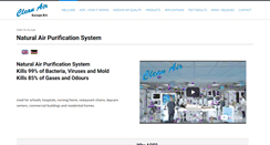 Desktop Screenshot of cleanair-europe.com